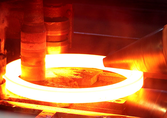 Raw material processing of slewing ring gear